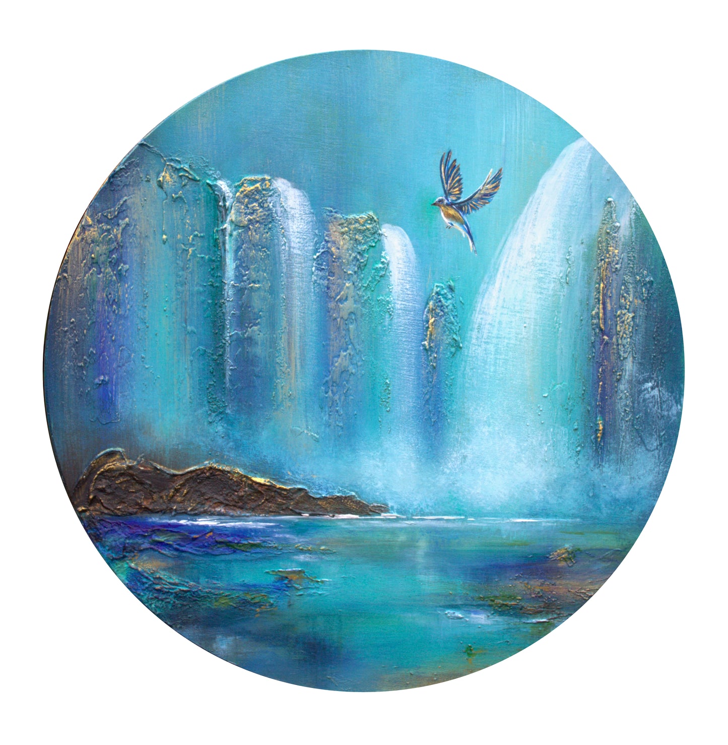 Blue Beyond the Falls