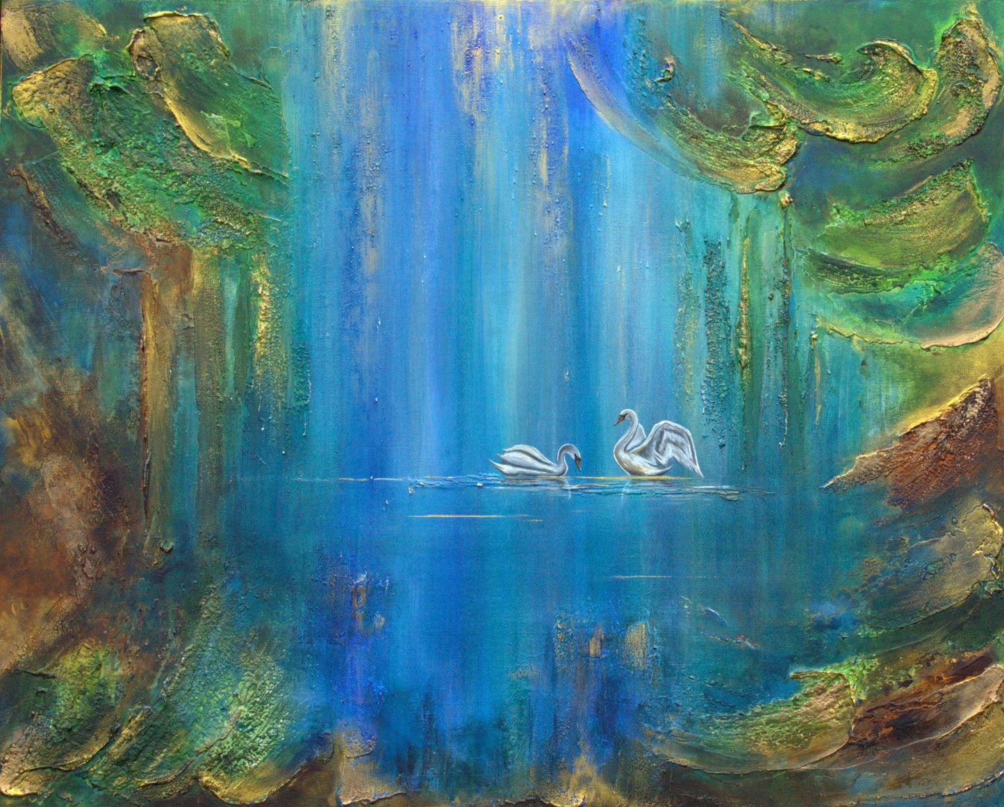Whispers of the Enchanted Lagoon Giclee Print